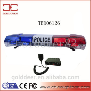 LED policía estroboscópico Lightbar con construcción ligera de doble capa TBD06126